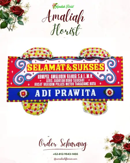 Papan Bunga Ucapan Selamat Tejosari